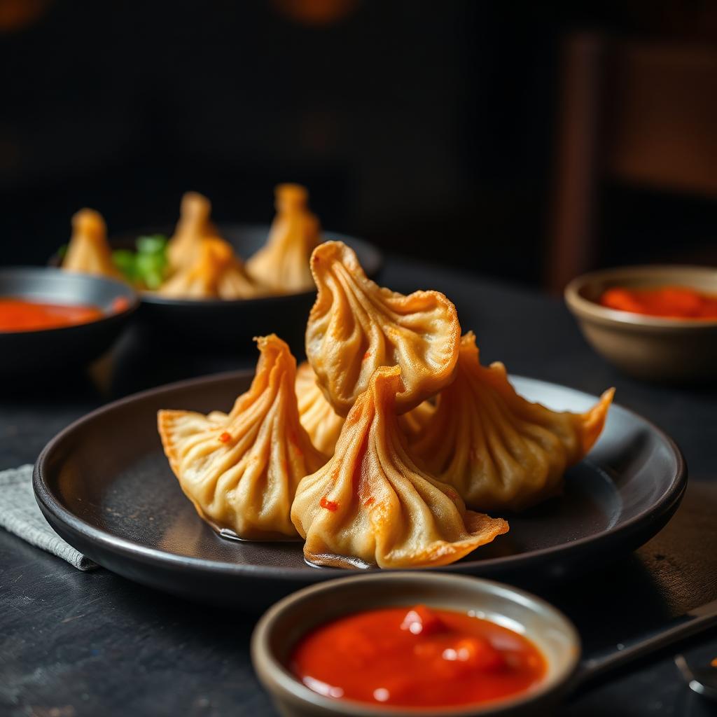 Fried Momos (8 Pcs)